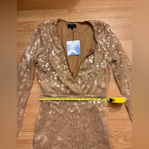 Majorelle Claudina Mini Dress Blush Nude NWT Sz Small - Picture 4 of 6